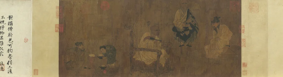 唐 閻立本 蕭翼賺蘭亭圖